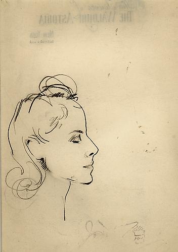 SKETCH OF CLAIRE BOOTH LUCE