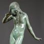 GIRL DRINKING FROM SHELL: FOUNTAIN