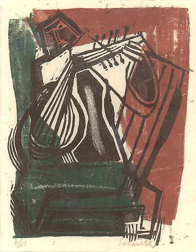 GIRL WITH LUTE, 1938